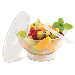 Comatec Frosted Plastic Bowl - 4.25 x 2 inch