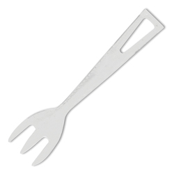 Clear Plastic Mini Fork - 500 pack