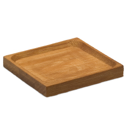 Bamboo Square Dish - 2.25