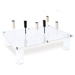 Comatec Clear Mini Push Up Stand 40 Holes