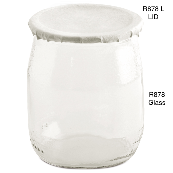 Comatec Glass Yogurt Jar - 4.5 oz  JB Prince Professional Chef Tools