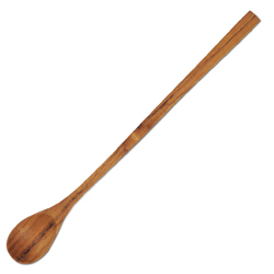 Long Teak Spoons - 8 inch - set of 4