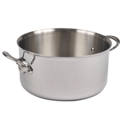 M'Cook Stewpan with Cast Stainless Steel Handles - 11-inch Diameter - 9.3-qts *with lid*
