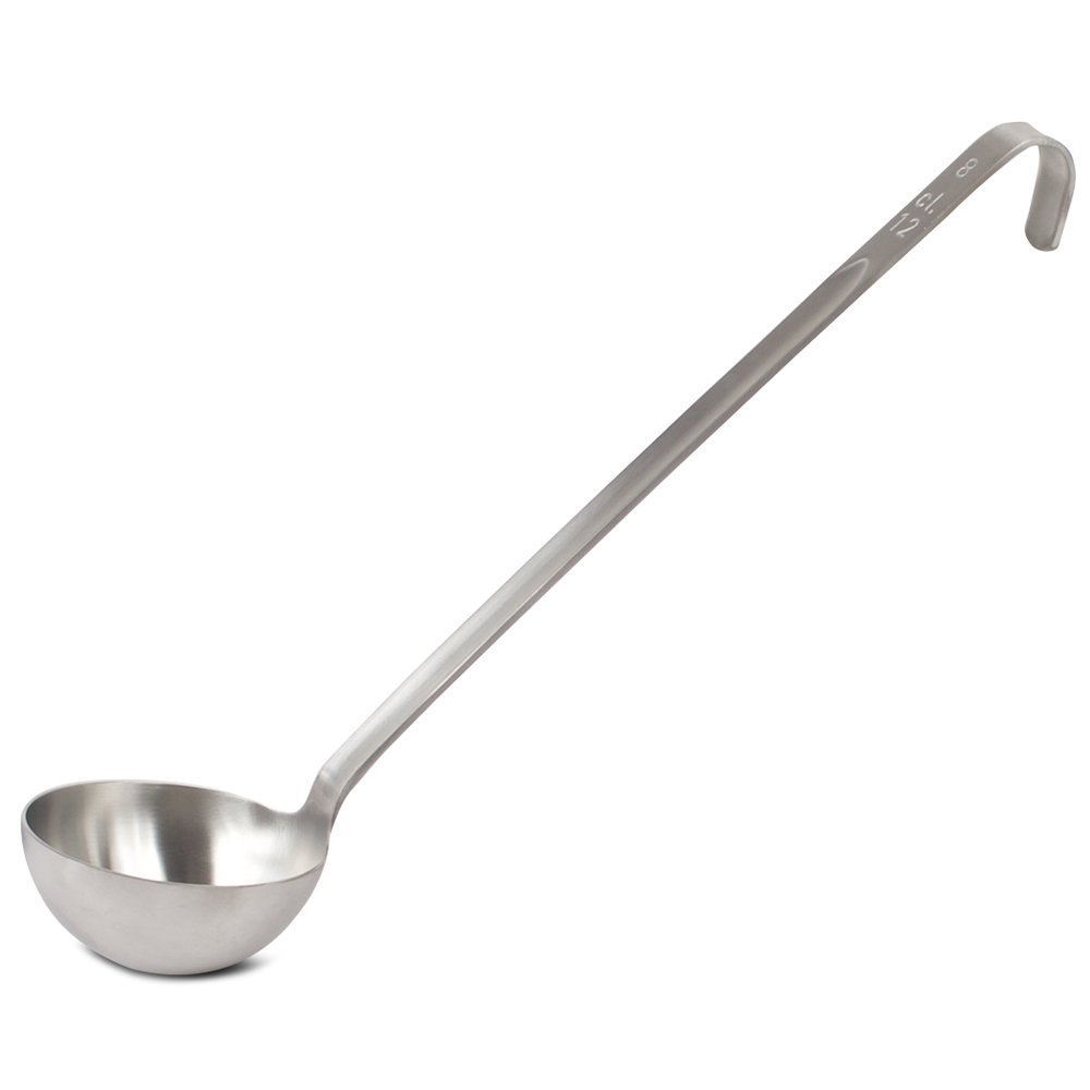 2oz Small Ladled and Big Spoon Sizes. Includes 0.5 oz 4oz Made from Stainless Steel 6oz and 8oz ladles and Spoons Soup Ladle and Ladle Spoon Set of 5 