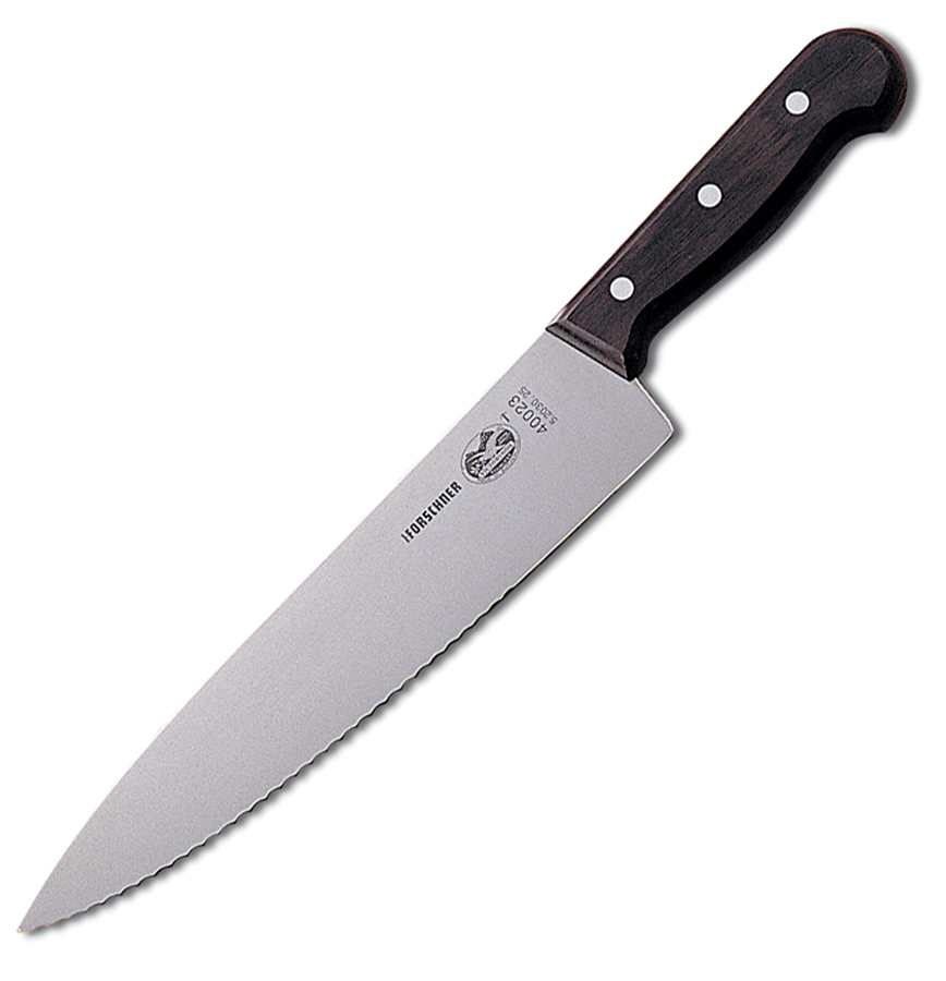 Victorinox Chef's Knife - Wavy 10 inch - Rosewood