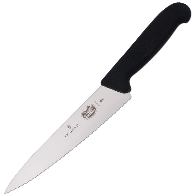 Victorinox Paring Knife Serrated Edge Black, Cutlery