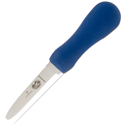 Clam Knife Narrow - 3 1/4 inch- Blue Handle
