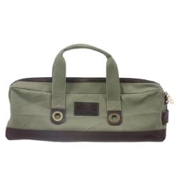 Boldric Chef Carryall Canvas with Brown Leather Trim - Green