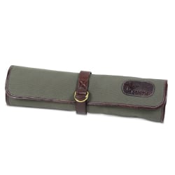 Boldric 8 Pockets D-Ring Canvas Knife Roll - Olive
