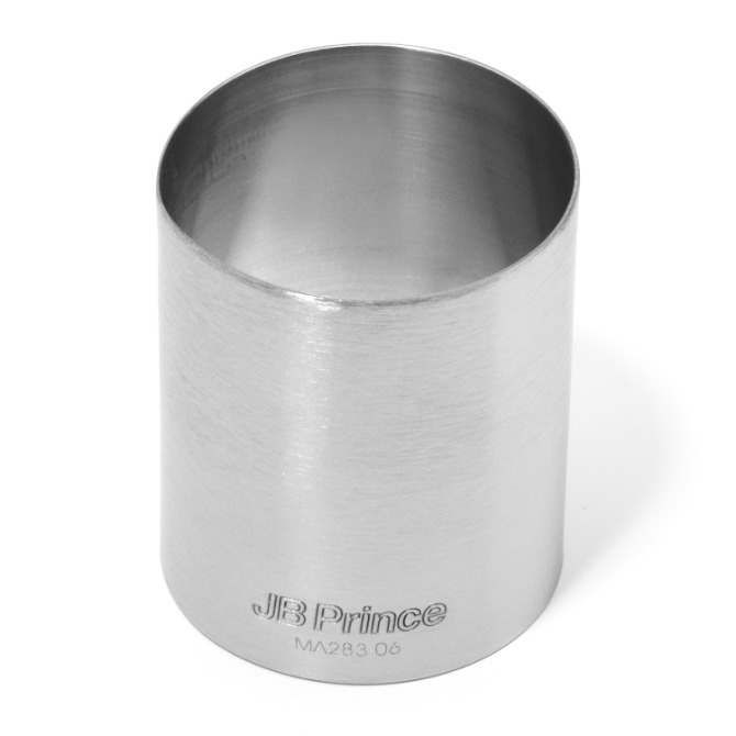 Seamless Stainless Steel Ring by JB Prince - 2.3 x 2.9 inches